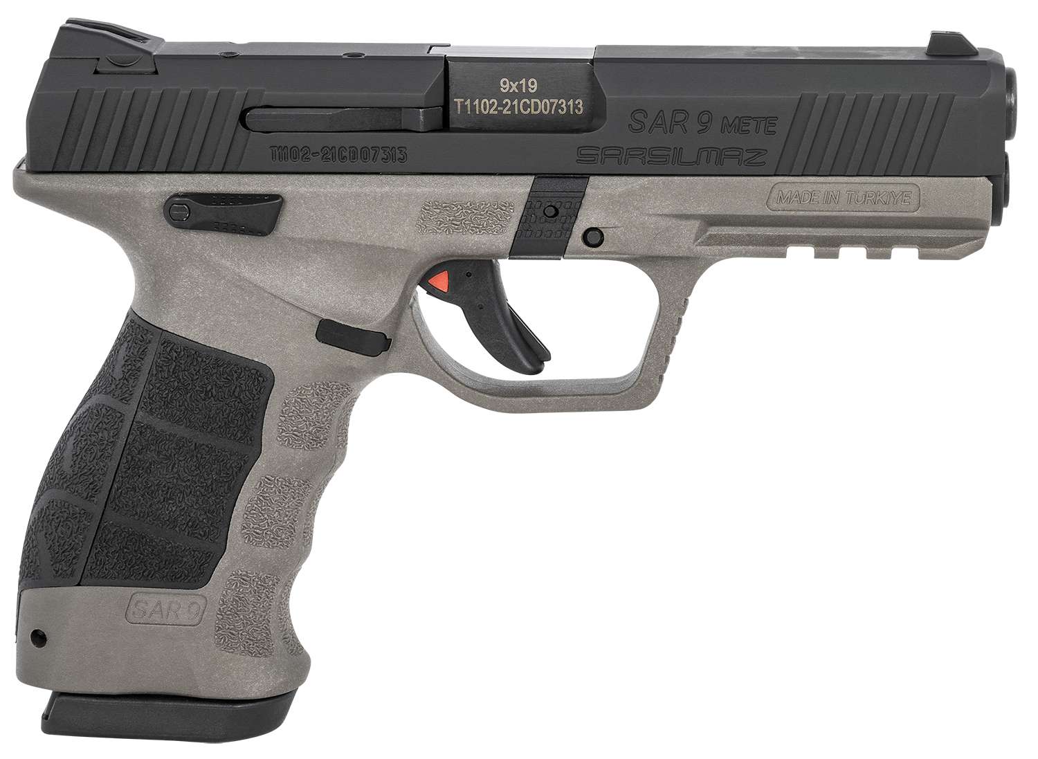 Handguns SAR Firearms 4.40" 9mm SAR USA SAR9METEPLBL SAR9 METE PLATINUM   9MM 18RD • Model: 4.40"